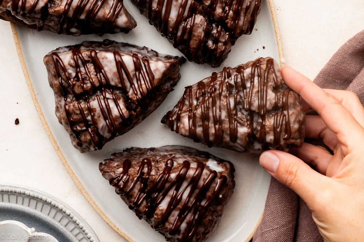 Triple Chocolate Scones Supreme