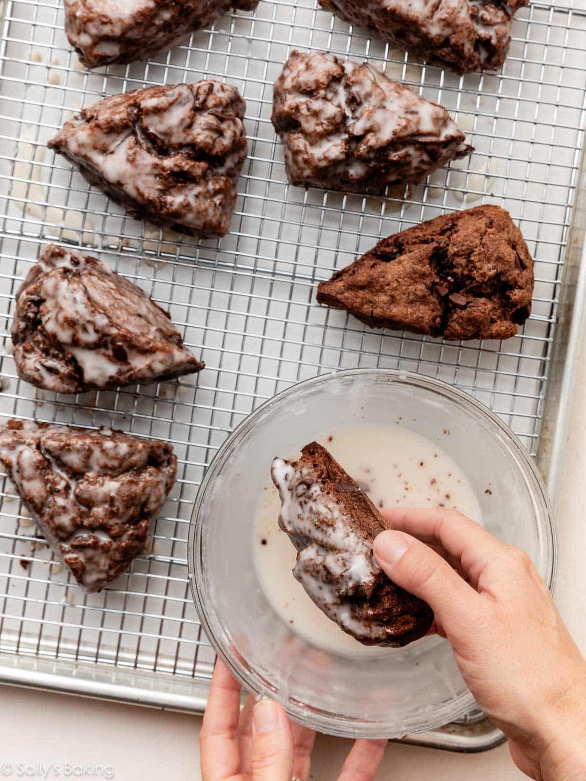 Triple Chocolate Scones Supreme