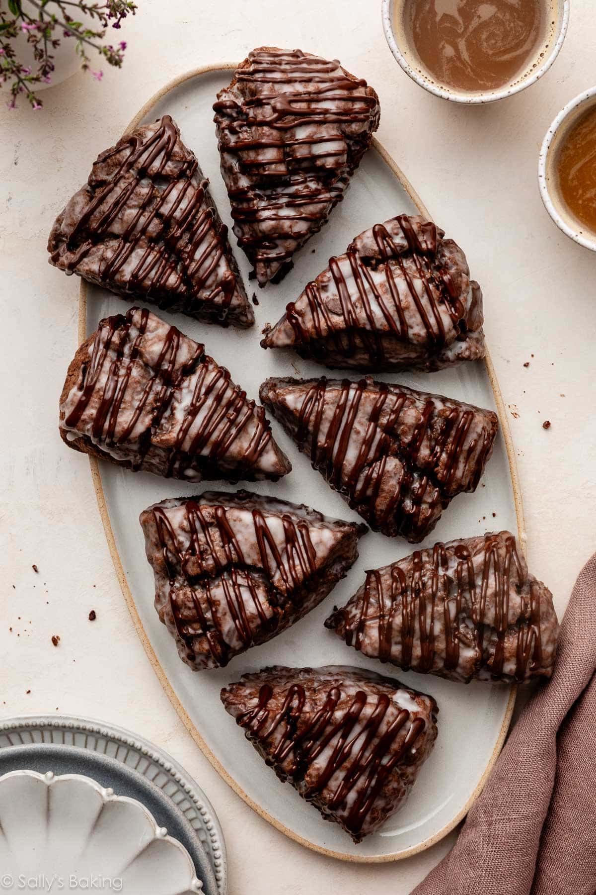 Triple Chocolate Scones Supreme