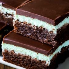 Classic Mint Chocolate Brownies