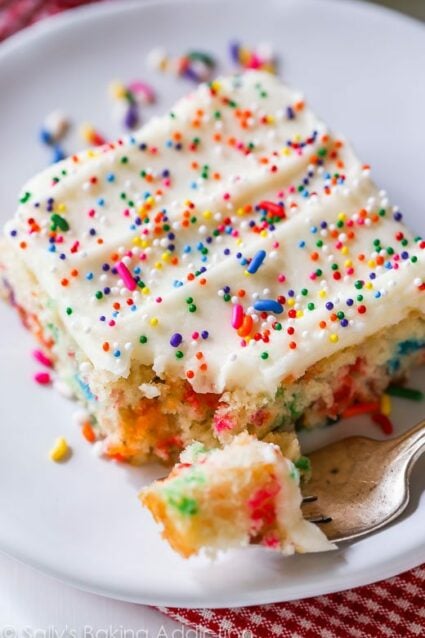 Sprinkle Sheet Cake