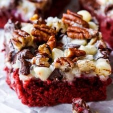 Red Velvet Layer Bars