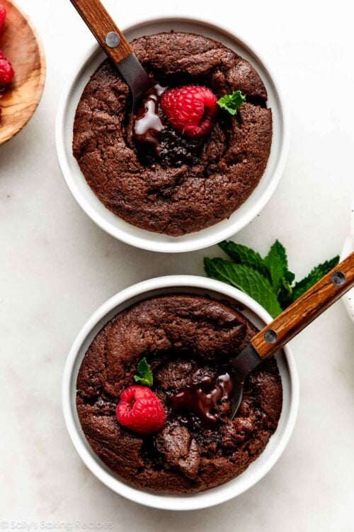 Date Night Chocolate Fudge Cakes for 2
