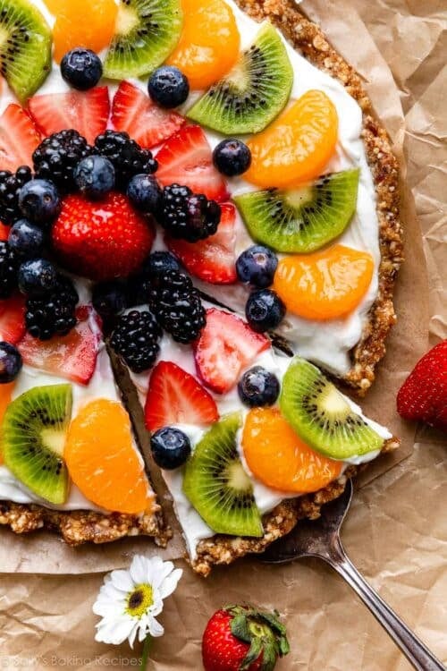 No Bake Greek Yogurt Fruit Tart Tasty Made Simple