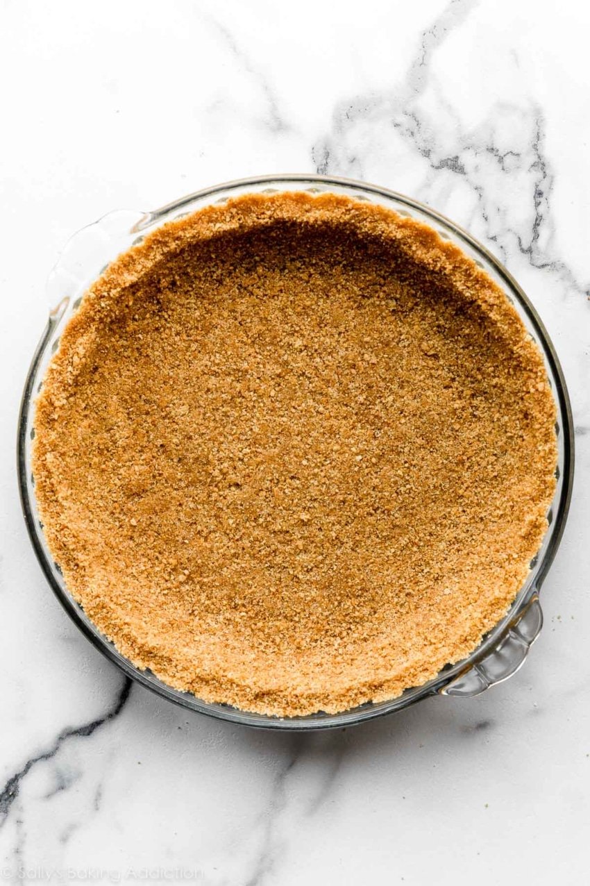 Perfect Graham Cracker Crust (Video) Sally's Baking Addiction