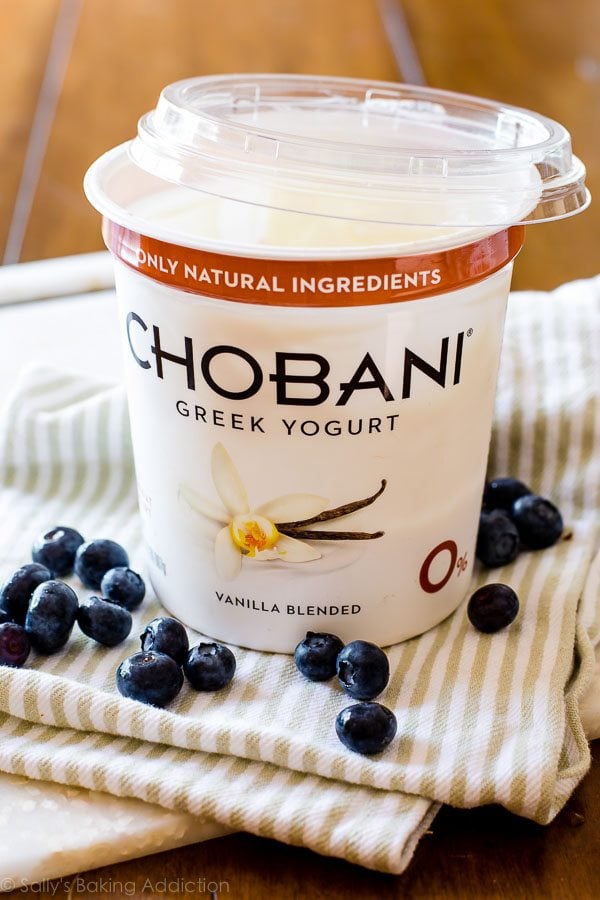 vanilla Chobani Greek yogurt