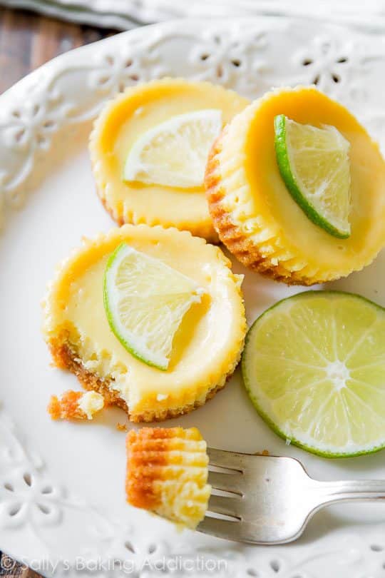 Mini Key Lime Pies for fourth of july dessert ideas