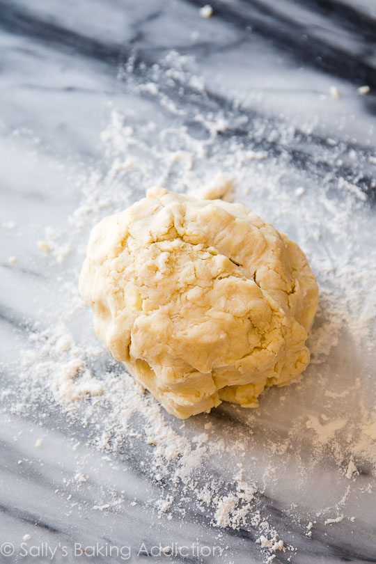 pie dough in a ball