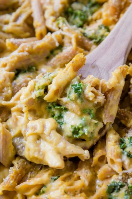 Creamy Butternut Squash Mac and Cheese with Kale