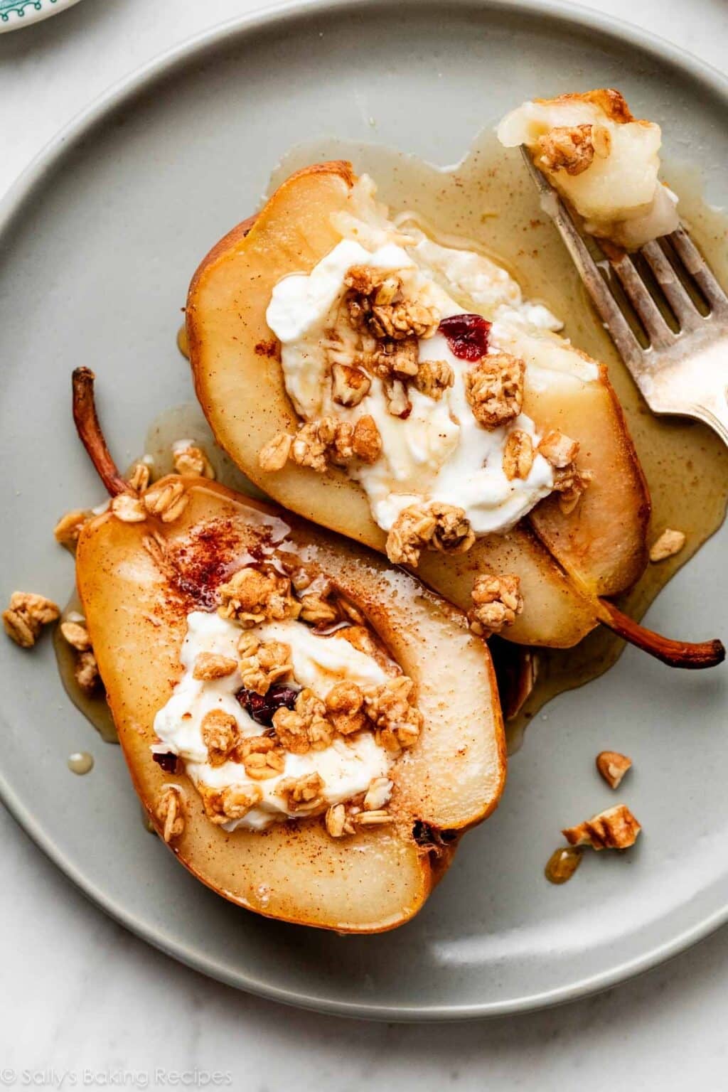 Easy Maple Baked Pears - Sally's Baking