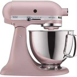 pink KitchenAid stand mixer product photo