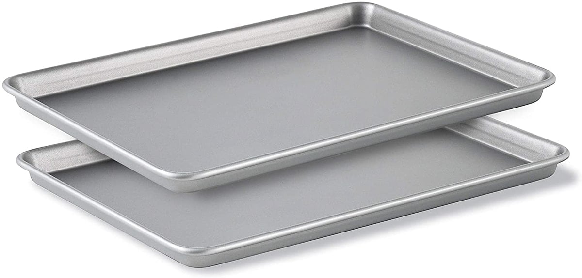 two Nordic Ware brand baking sheets