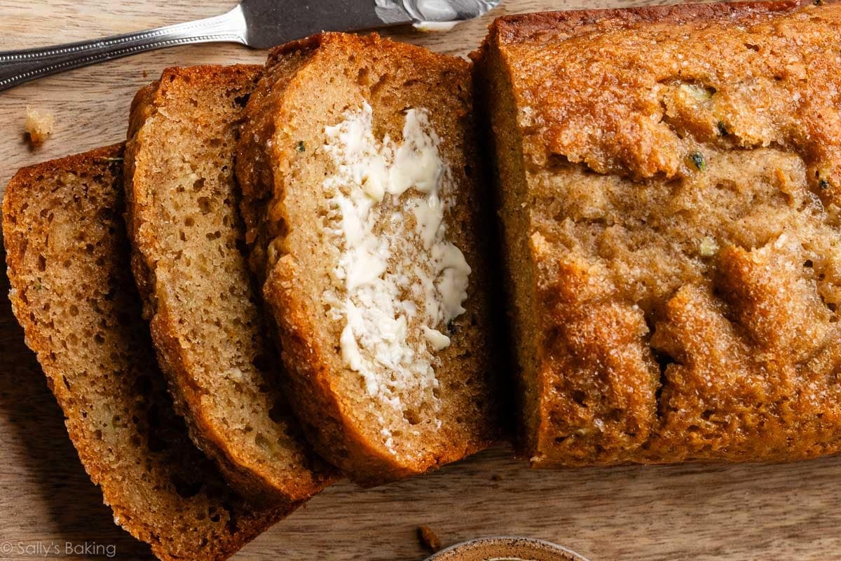 Greek Yogurt Zucchini Bread