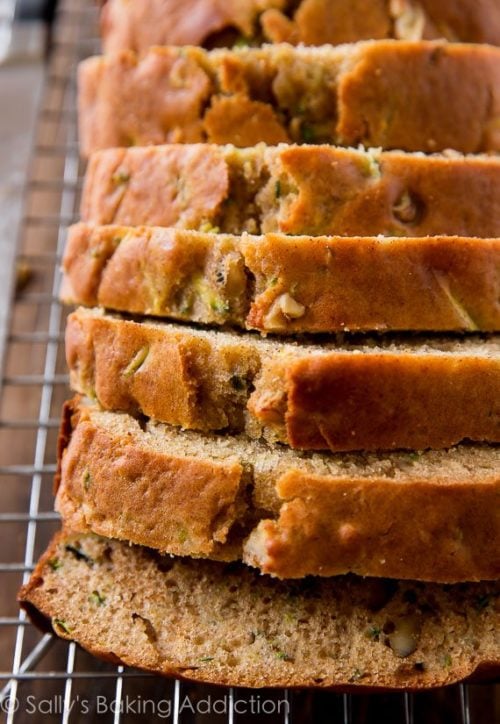 Greek Yogurt Zucchini Bread Sally's Baking Addiction