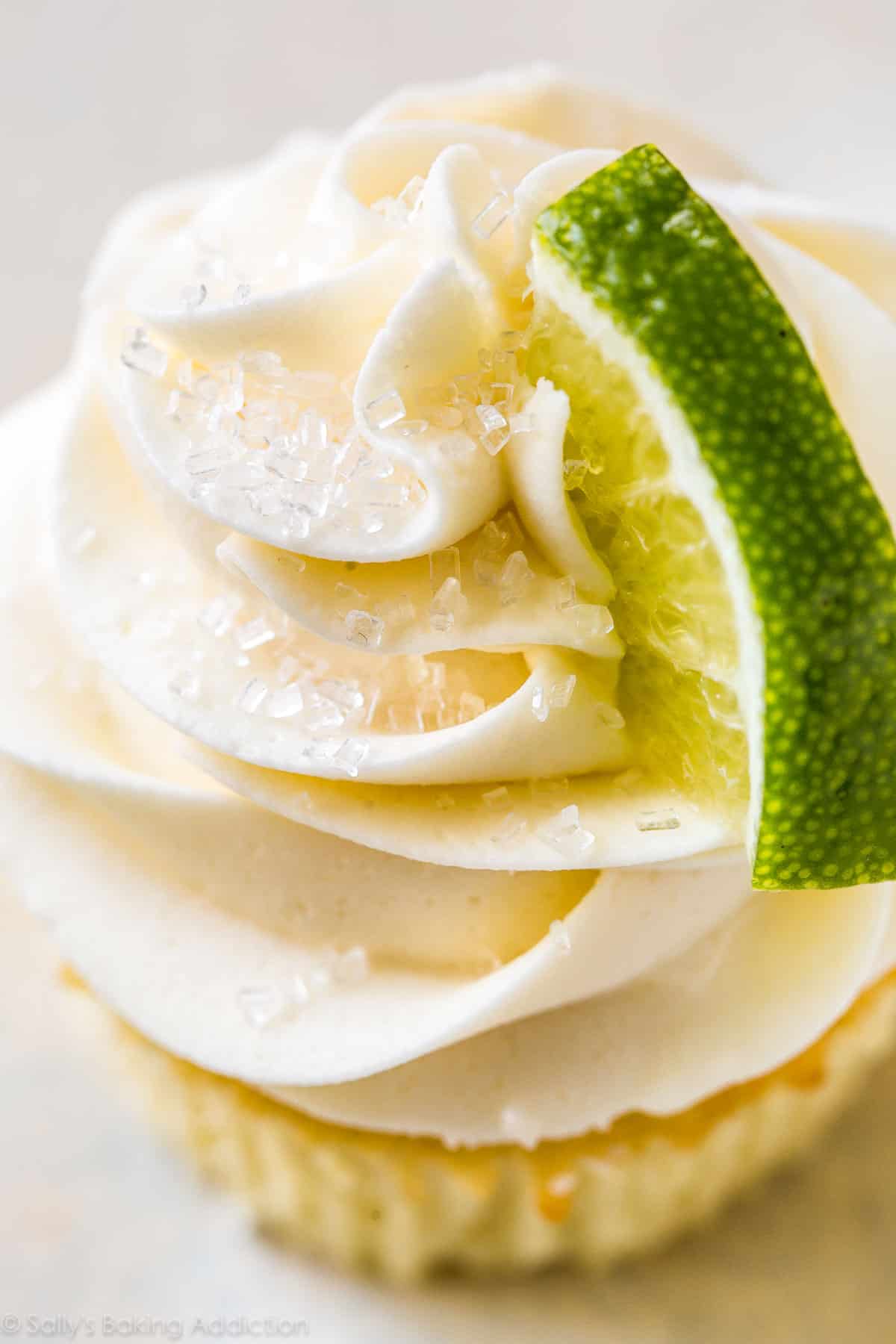 creamy tequila lime frosting