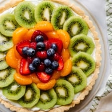 Fresh Fruit Tart with Vanilla Mascarpone Cream