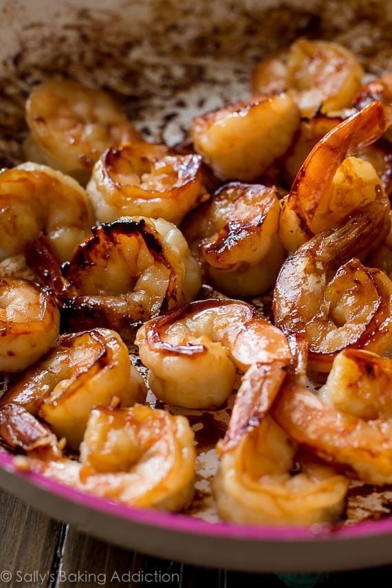 快速健康的晚餐：20分鐘蜂蜜大蒜蝦