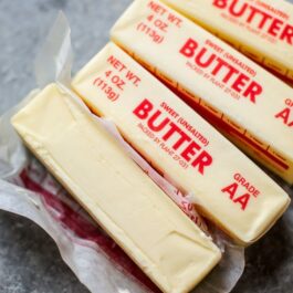 sticks of unsalted butter