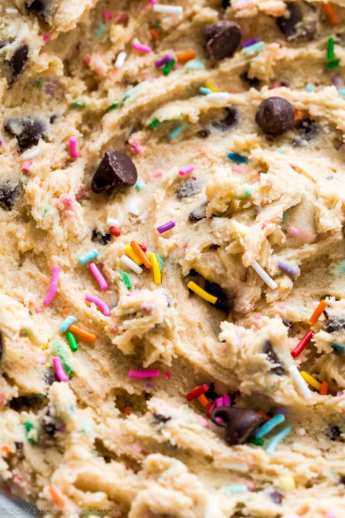 cake batter chocolate chip cookie dough