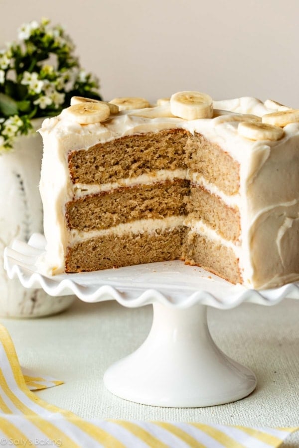 banana layer cake.