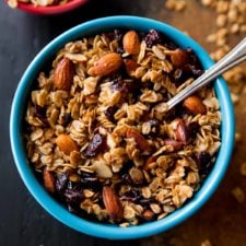 Maple Almond Cranberry Granola