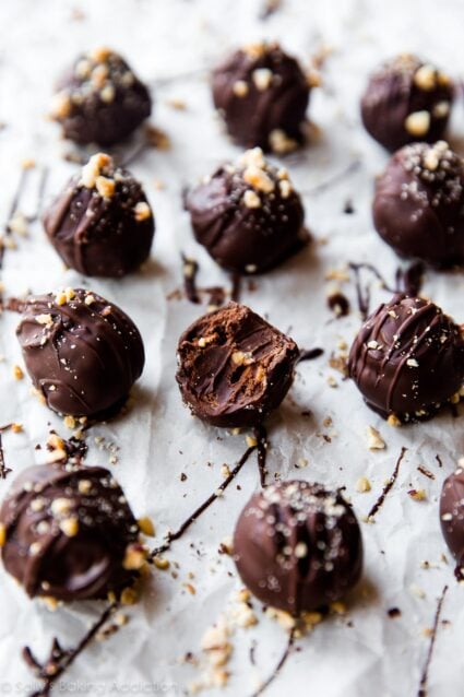 Chocolate Hazelnut Crunch Truffles
