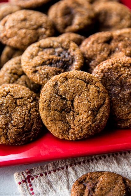 Crisp Molasses Cookies
