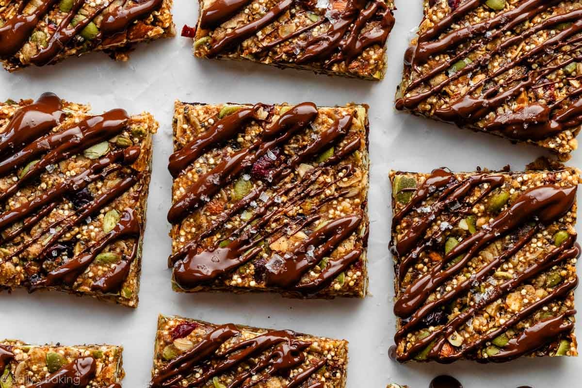 Salted Quinoa Granola Bars