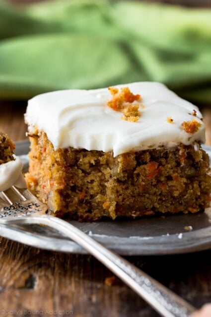 Pineapple Carrot Cake with Cream Cheese Frosting