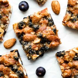 blueberry almond snack bars
