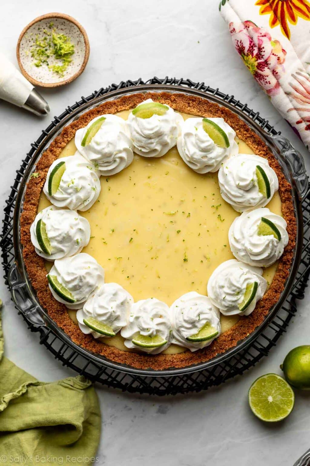 Easy Key Lime Pie Recipe (Video) Sally's Baking Addiction