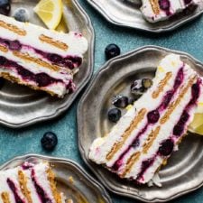 Blueberry Lemon Icebox Cake