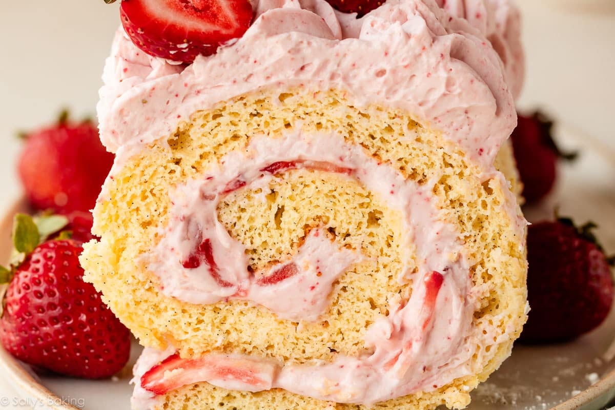 Strawberry Cake Roll
