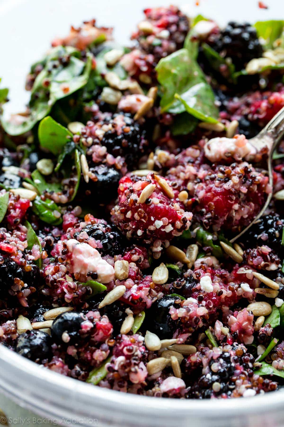 berry quinoa salad