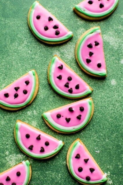 Watermelon Sugar Cookies