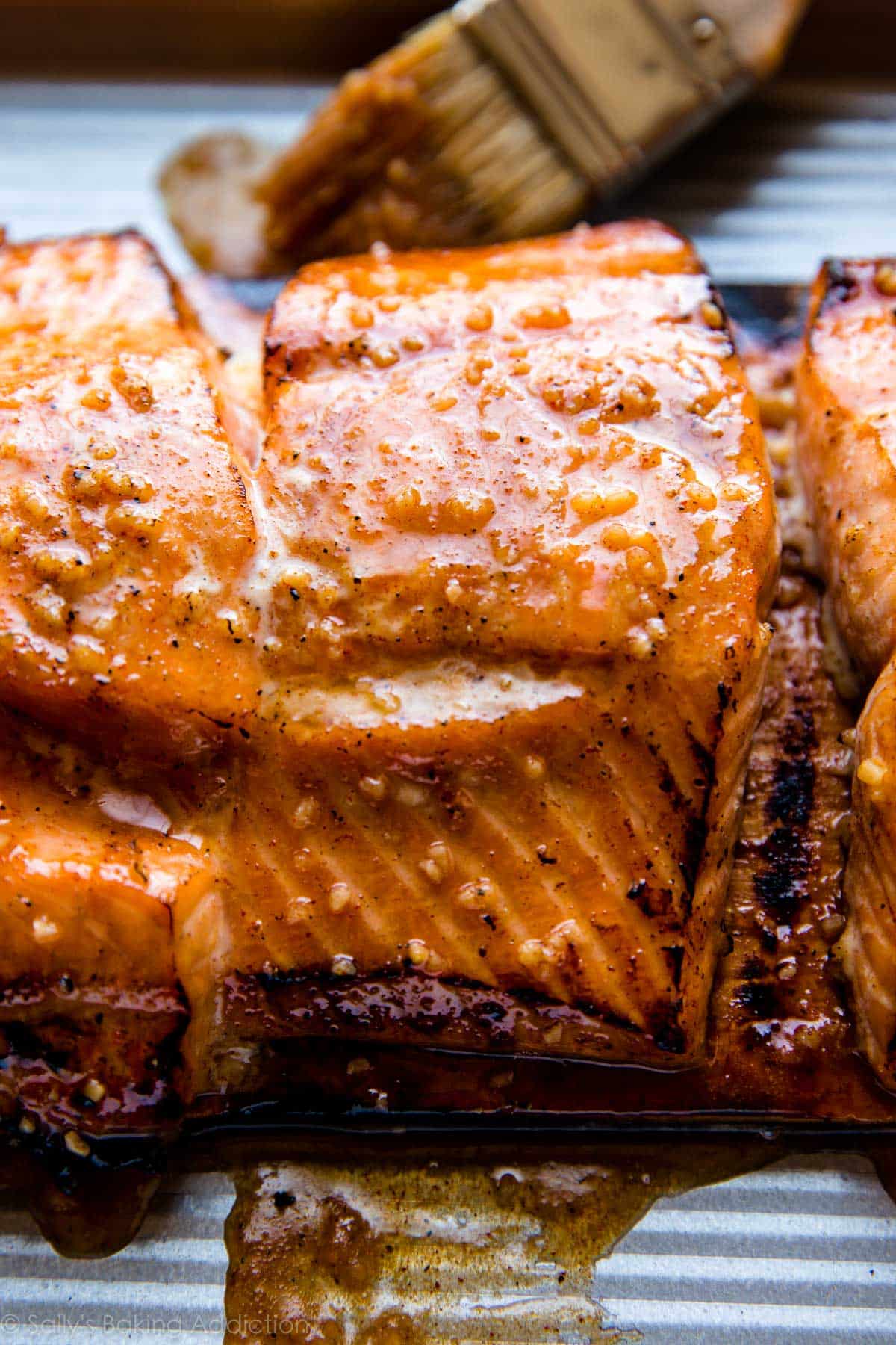 honey chipotle salmon filets