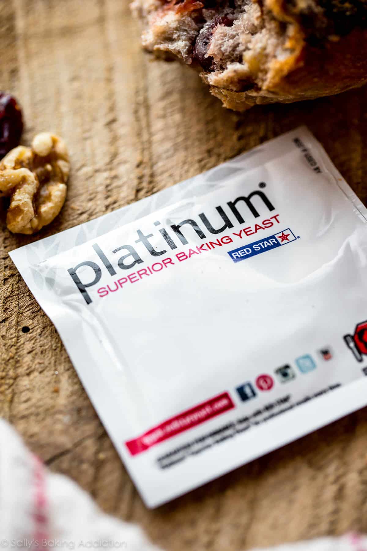 packet of platinum Red Star yeast