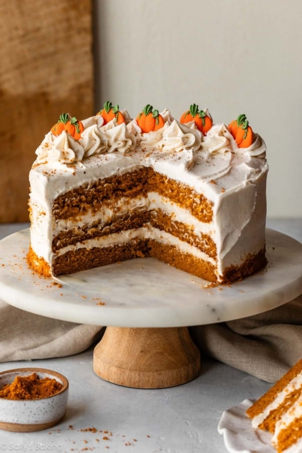 pumpkin layer cake.