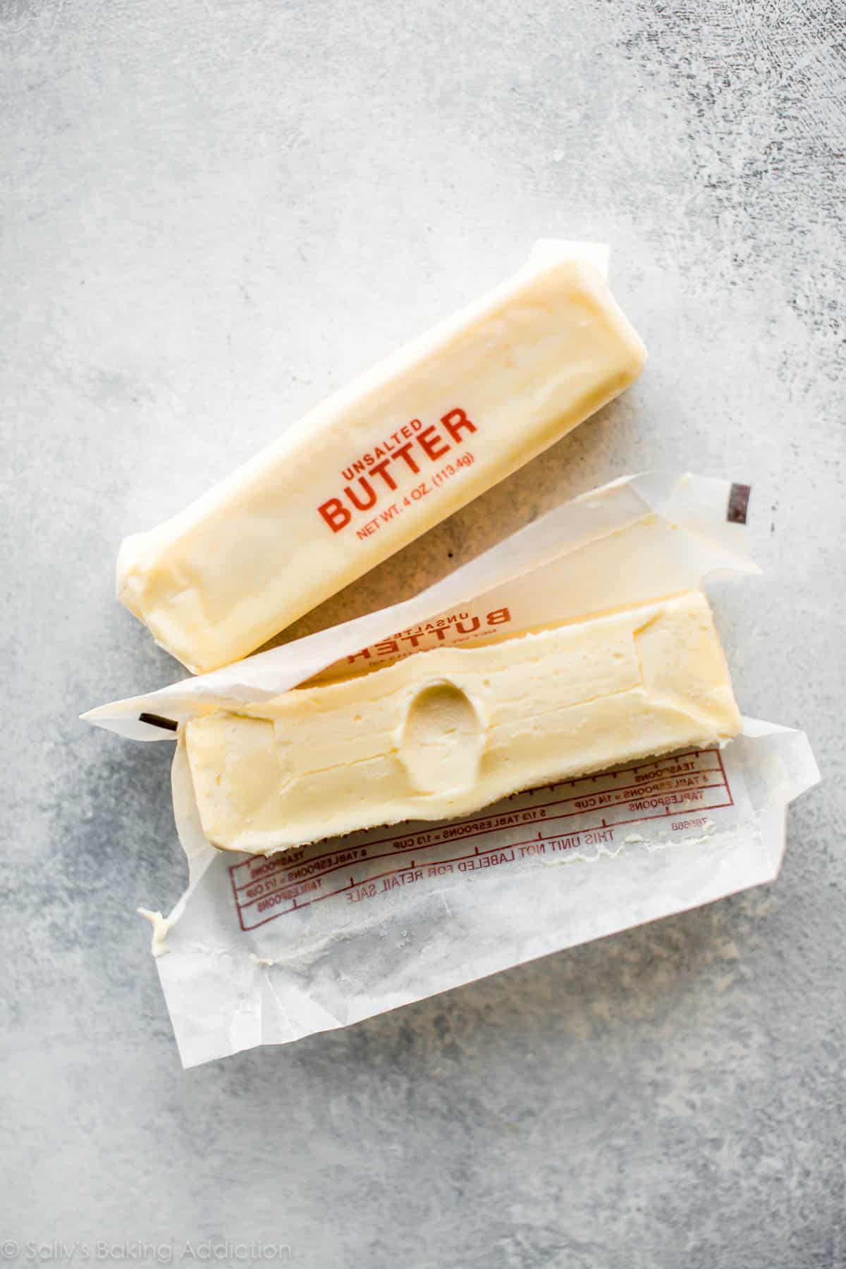 2 sticks of softened butter