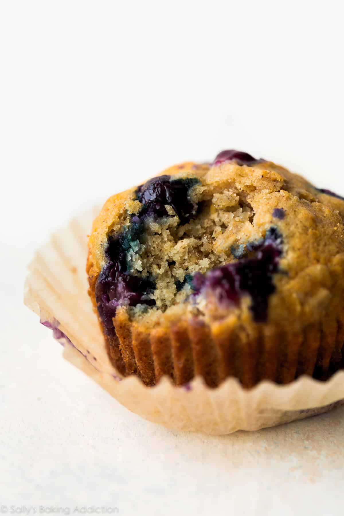 Blueberry oatmeal muffin