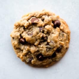 peanut butter oatmeal chocolate chip cookie