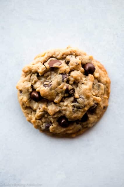 Big Fat Peanut Butter Oatmeal Chocolate Chip Cookies