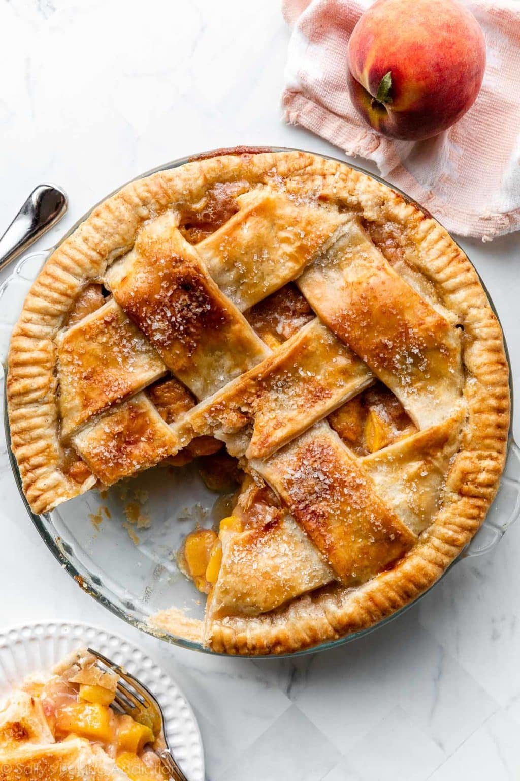 Perfect Peach Pie Recipe Sally's Baking