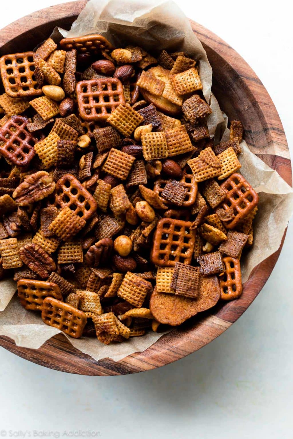 Sweet & Spicy Honey Chex Mix Sally's Baking Addiction