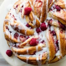 Raspberry Danish Twist Bread