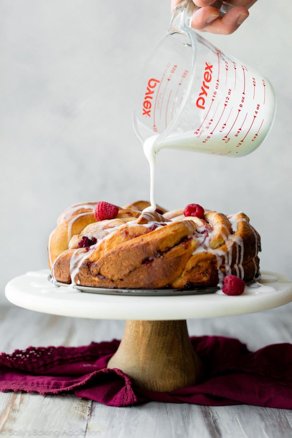 Raspberry Twist Bread - Sally's Baking