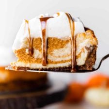 Pumpkin Swirl Cheesecake
