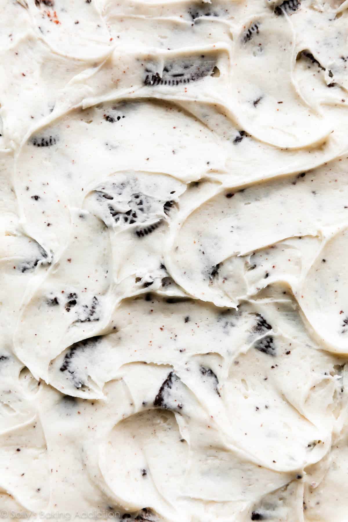 Cookies and cream Oreo buttercream frosting