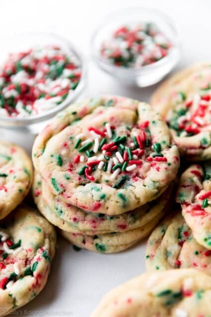 Drop Style Christmas Sugar Cookies