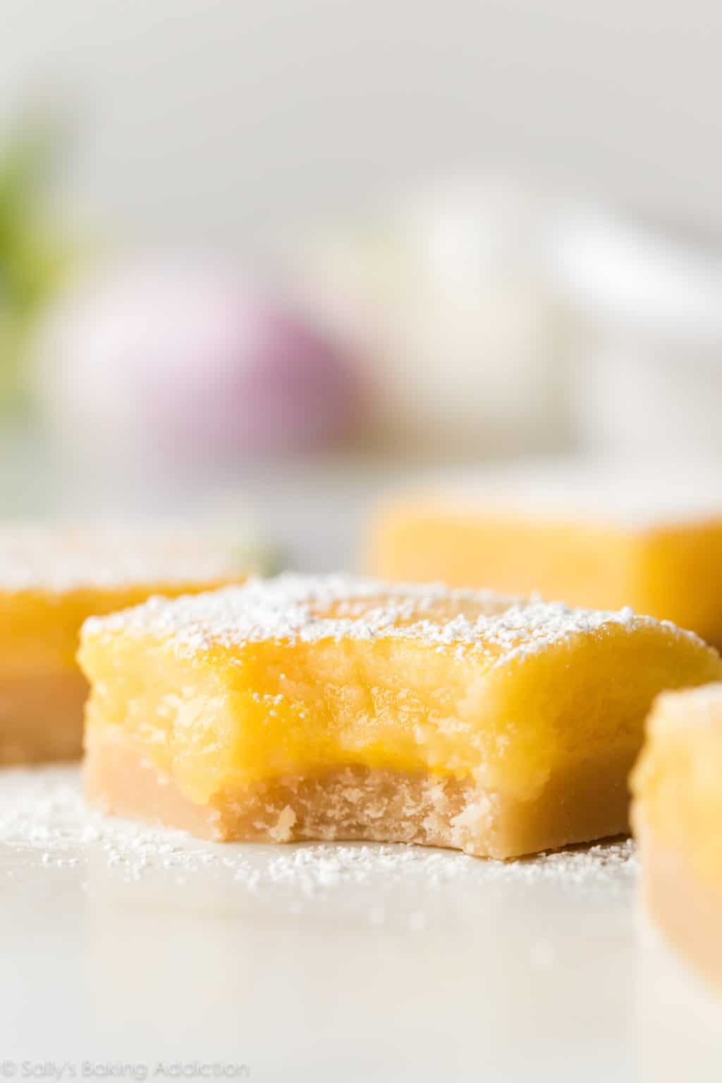 Lemon Bars with Shortbread Crust Sally's Baking Addiction